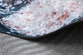 Protišmykový koberec / behúň ANDRE 9002 modrý / terakota