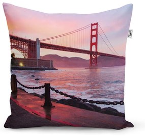 Sablio Vankúš Golden Gate - 50x50 cm