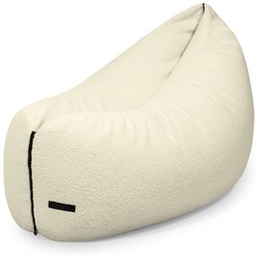 Krémový detský sedací vak z textílie buklé Clip Clap 115 – SLOWDOWN