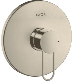 AXOR Uno páková sprchová batéria s podomietkovou inštaláciou, so strmeňovou rukoväťou, pre 1 výstup, kartáčovaný nikel, 38626820