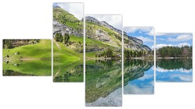 Horské pleso - obrazy