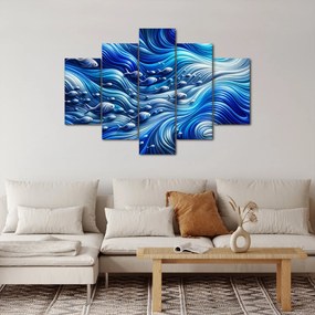 Obraz – Ryby vo vlnách (150x105 cm)