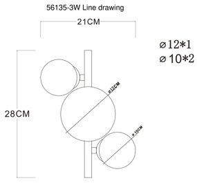 Globo 56140-3W - LED Prisadený luster RIHA 3xG9/3,5W/230V chróm