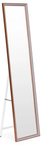 Veľké stojace zrkadlo 148 cm s hliníkovým rámom, rozťahovacie, ModernHome