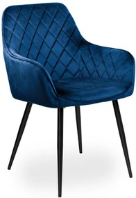Jedálenská stolička HAVANA VELVET granátová