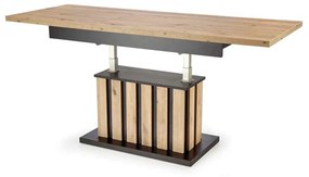 Konferenčný stolík Baretti, dub artisan / čierna