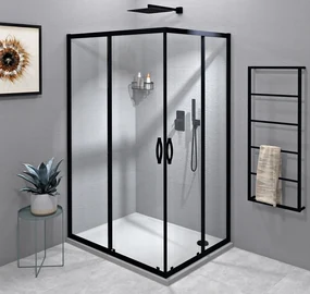 Gelco Gelco, SIGMA SIMPLY BLACK obdĺžniková sprchová zástena 1200x800 mm, L/P varianta, rohový vstup, GS2112B-05