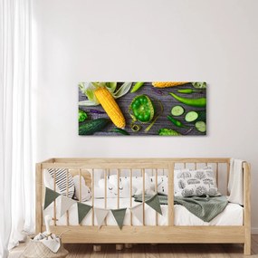 Obraz so zeleninou (120x50 cm)