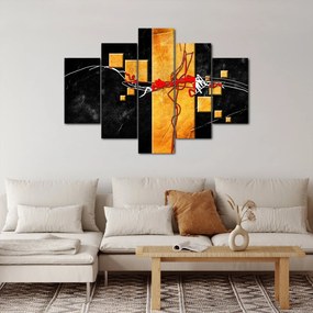 Abstraktný obraz - Tanečnice (150x105 cm)