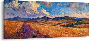 Obraz - Olejomaľba krajiny (120x50 cm)
