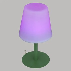 Atmosphera - LED RGB Nabíjacia vonkajšia stolná lampa ZACK LED/3,7V IP44 zelená