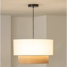 Brilagi - LED luster na lanku CERIA 1xE27/40W/230V pr. 50 cm biela/béžová