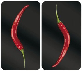 Sada 2 sklenených krytov na sporák Wenko Peperoni