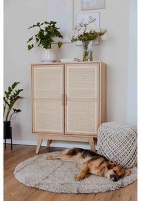 Skrinka v dekore duba v prírodnej farbe 87x110 cm Bridget – Støraa