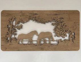 Led obraz Kone na batériu