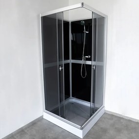 BPS-koupelny Sprchový box WSH309B GR 90x90