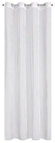 ZÁCLONA NA KRÚŽKOCH MAJA 140X260 CM BIELA