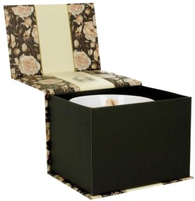 Porcelánový hrnček na nohe English Roses Black 530 ml