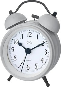 Analógový retro budík JVD SRP2218.3 s mechanickým zvonením, 13 cm