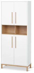 Vysoká skrinka do kúpeľne »Eklund«, biela