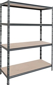 AR Shelving Vysokozáťažový regál Rivet ZEUS, 180 × 120 × 50 cm, nosnosť police: 300 kg
