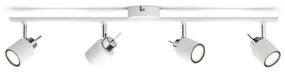 Philips - Bodové svietidlo MERANTI 4xGU10/35W/230V biela