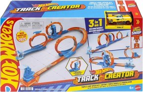 Stavebnica Hot Wheels Track Creator Triple Looping Set Mattel JDW39
