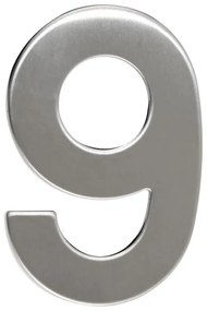 Domové číslo "9", RN.95L, nerez