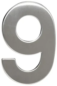 Domové číslo "9", RN.95L, nerez