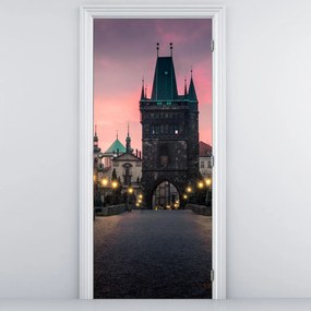 Fototapeta na dvere - Na Karlovom moste (95x205cm)