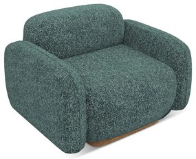 Tyrkysovomodré kreslo Ailani – Makamii