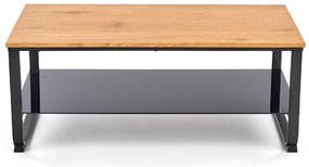 Konferenčný stolík Artiga dub zlatý/čierna