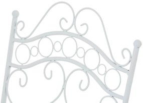 Kovová stolička skladacia Indra (SET 2 ks) - Biela