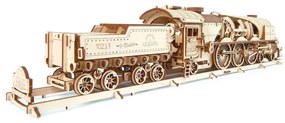 Ugears 3D puzzle Lokomotiva V-Express s vagónem 538 ks