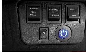 LEAN CARS Elektrické autíčko Jeep HP012 červené