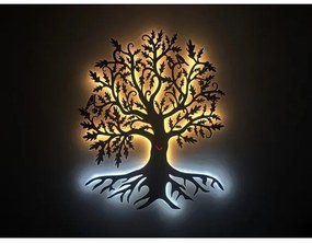 Li-Go 5742/DUB2 - LED nástenná dekorácia, LED/10 W/230 V, 90 × 110 cm, dub