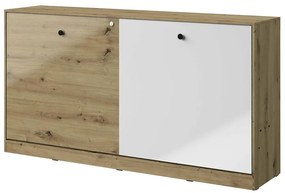 Sklápacia posteľ horizontálne Nero 16 – Čierna Lesk