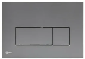 Ovládacie tlačidlo SAT plast gun metal mat SATATGM-M