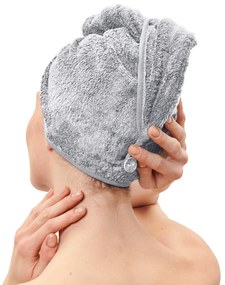 Uterákový turban, sivý
