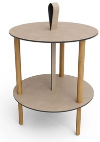Okrúhly odkladací stolík ø 38 cm Strap S Bull – LIND DNA