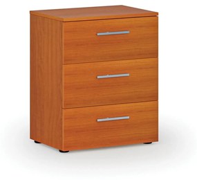 Kancelárska komoda k stolu PRIMO WOOD, 740 x 600 x 420 mm, čerešňa