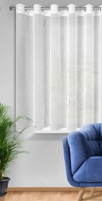 ZÁCLONA NA KRÚŽKOCH SONIA 300X145 CM BIELA