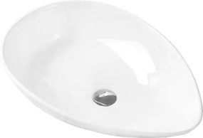 Mexen Livia umyvadlo na dosku 65 x 44 cm, biele - 21416500