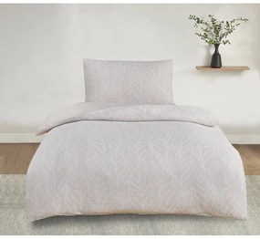 Béžové obliečky na jednolôžko zo žakára 140x200 cm Florida – My House