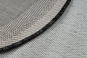 Koberec ORGANIC 2123 / krémový / čierny / naturálny