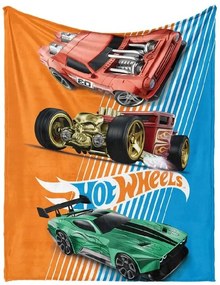 Detská deka Hot Wheels Retro 130x160 cm