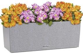 Samozavlažovací kvetináč Lechuza Balconera Stone 50 x 19 x 19 cm sivý