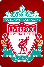 FC Liverpool - textilná nálepka na stenu