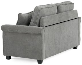 Dvojmiestna pohovka ASB-4170 GREY2, manžestr, sivá