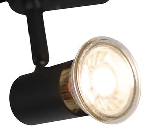 Koľajnicové svetlo 3-fázové čierne - Jeany